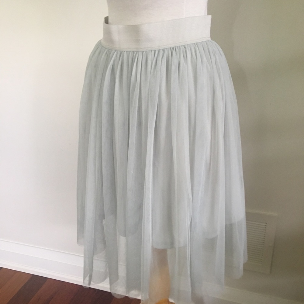 Teal colour tulle skirt size Medium
